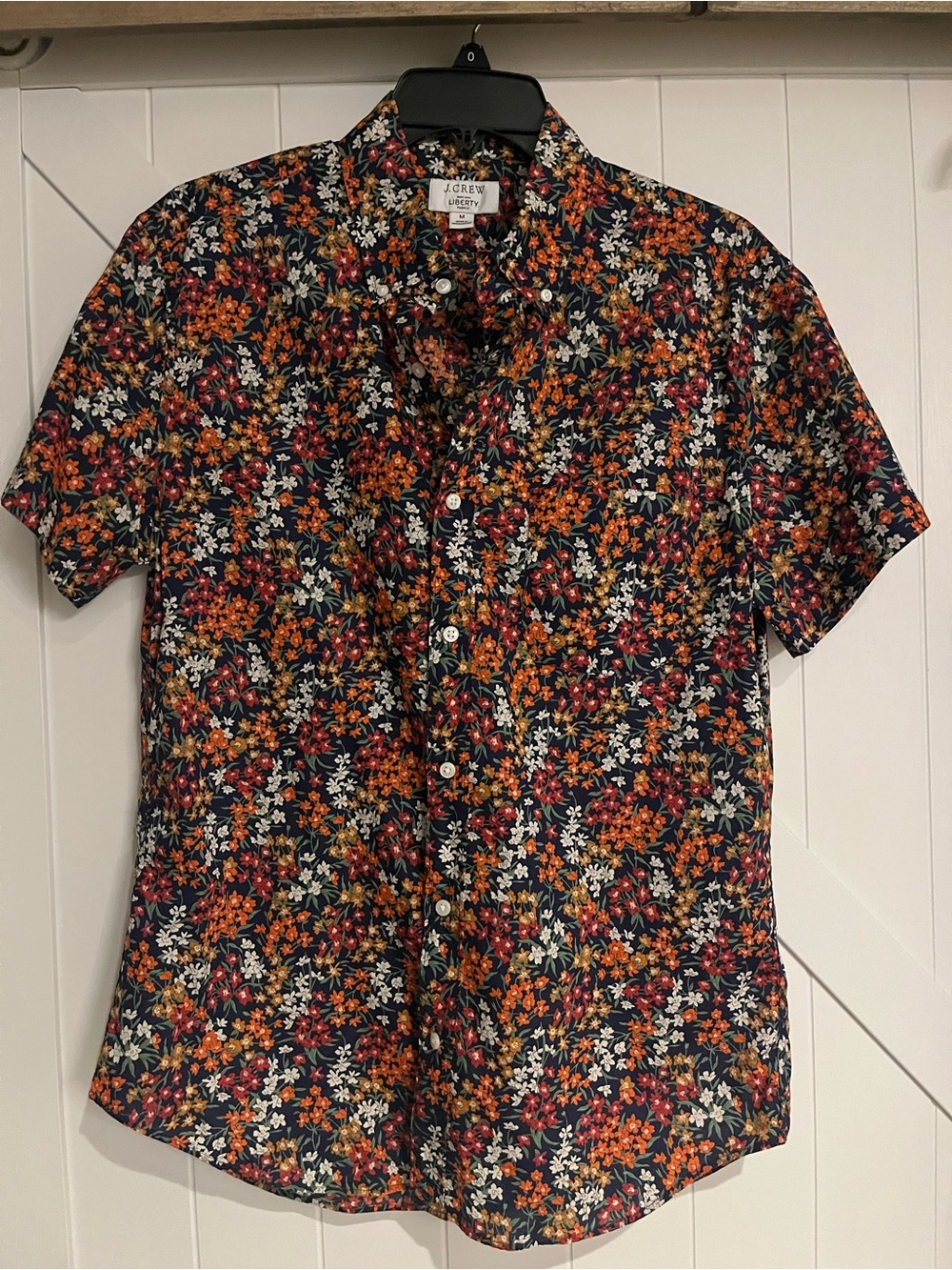 J Crew Liberty Floral Botanical Shirt - Slim- Medium